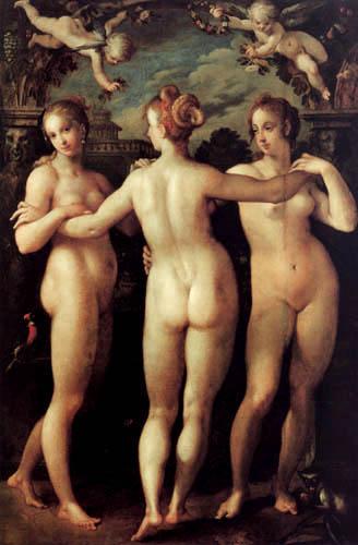 Hans von Aachen The Three Graces